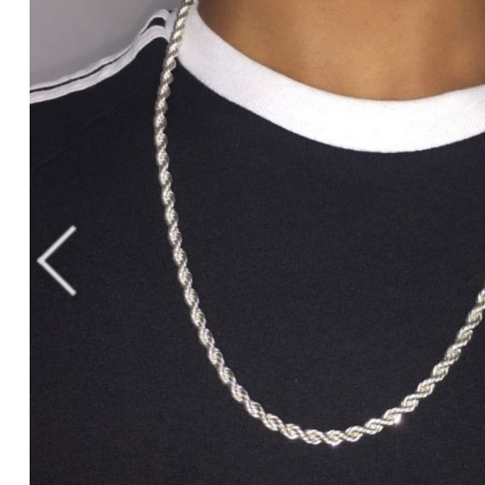 Men's 925 Sterling Silver Cuban Necklace